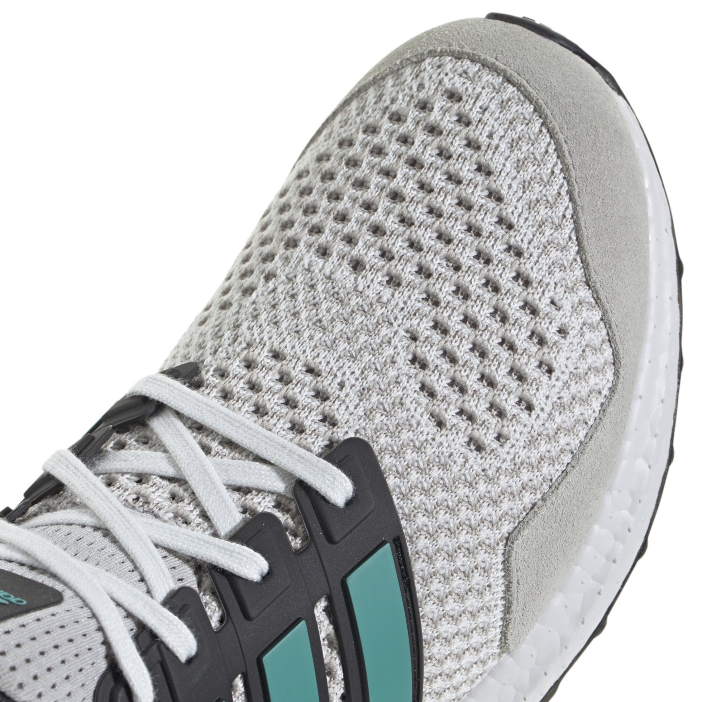 adidas Men's Ultraboost 1.0 Shoes - White/Teal/Grey - View 3