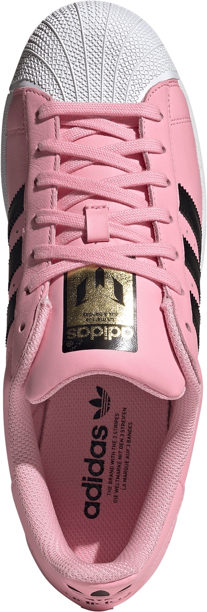 adidas Superstar Messi Shoes - Pink/Black - View 2