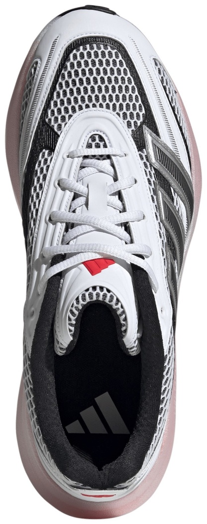 adidas Men's Lightblaze Shoes - White/Black/Lucid Red - View 2
