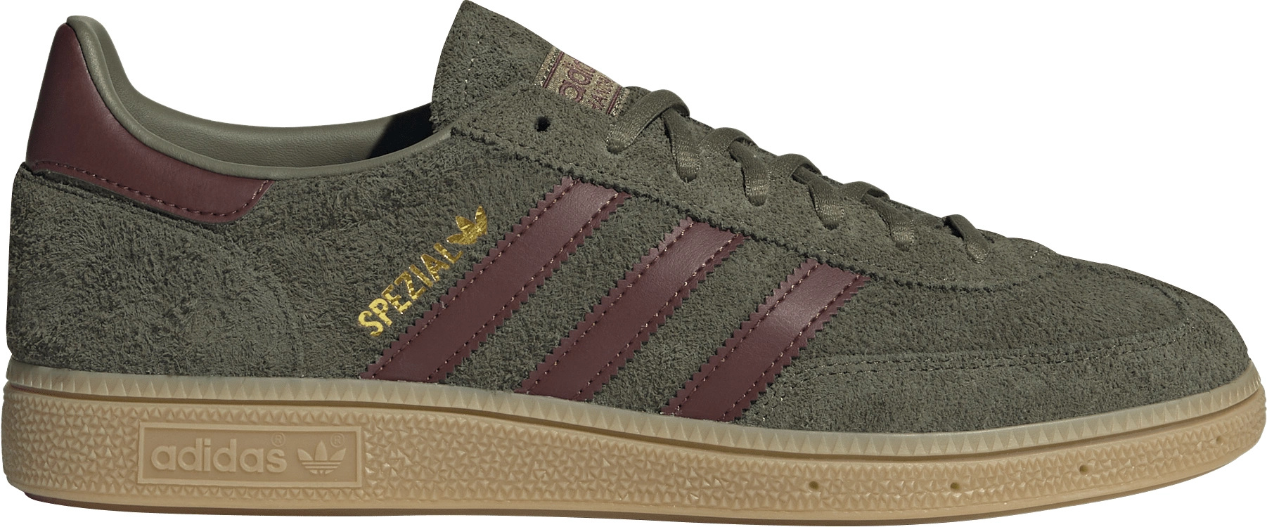adidas Men's Handball Spezial Shoes - Olive/Fox Brown/Gum - View 1