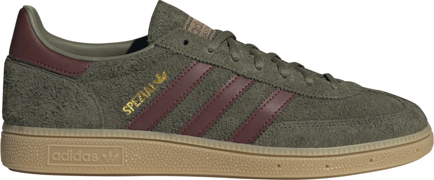adidas Men's Handball Spezial Shoes - Olive/Fox Brown/Gum - View 1
