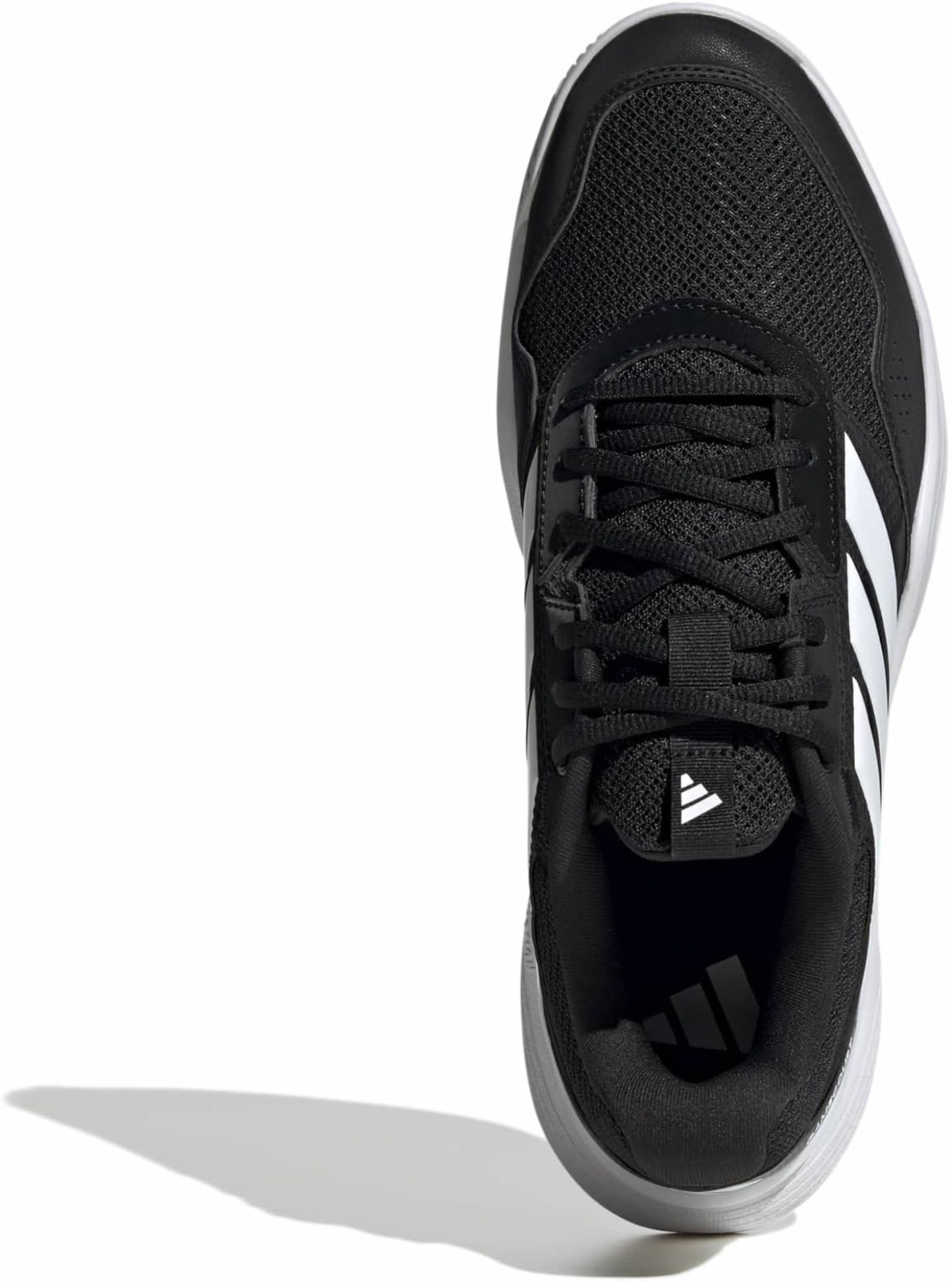 adidas Men's GameCourt 3 All Court Tennis Shoes - Core Black/Ftwr White/Ftwr Whi - View 2