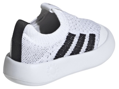 adidas Toddler Bubble Comfy I Shoes - White/Black - View 6