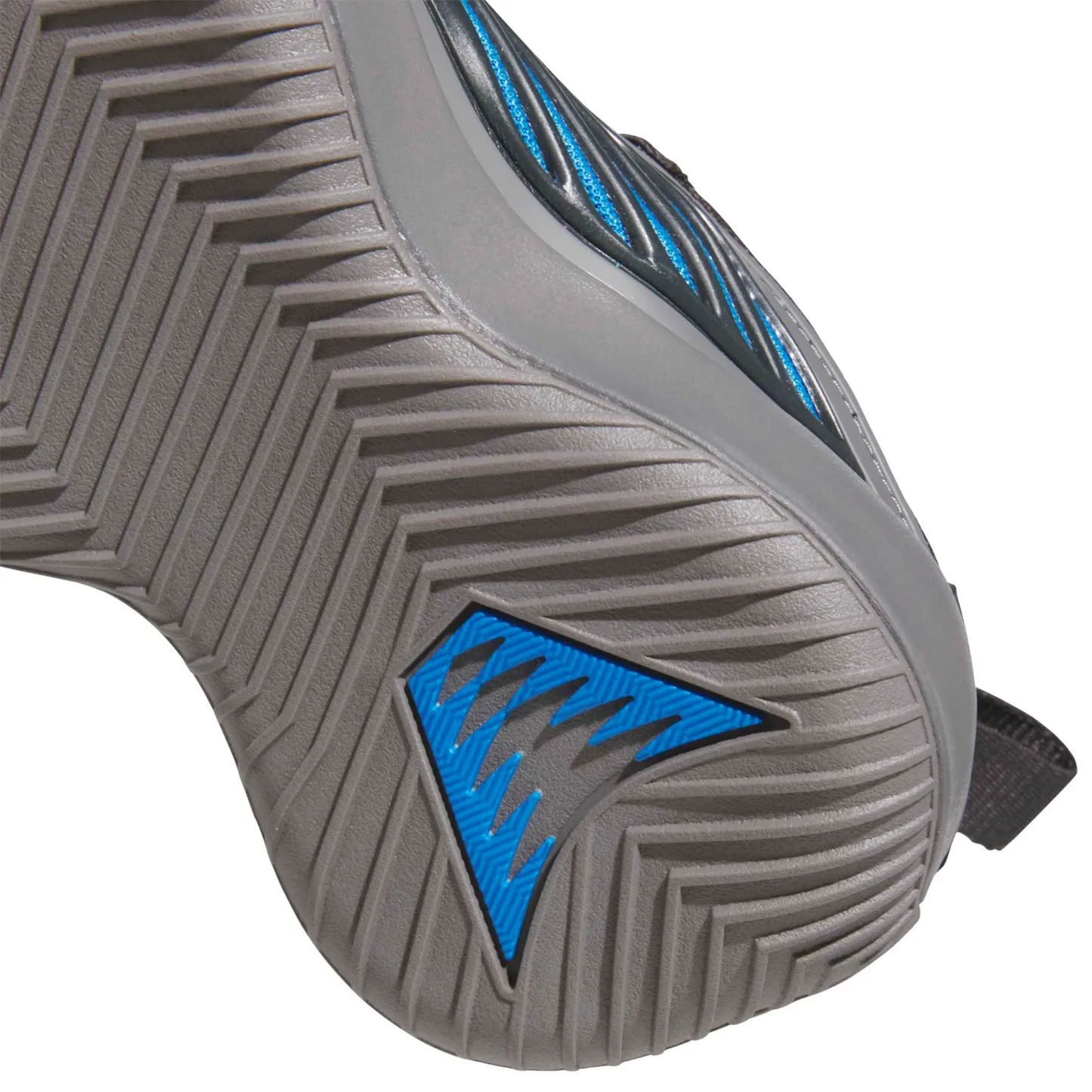 adidas Kids' Preschool Believe That. 1 Basketball Shoes - Grey Three/Carbon/Lucid Ray Blue - View 7