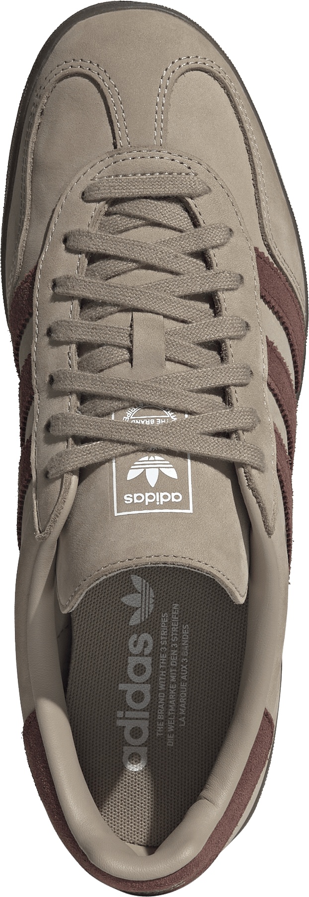 adidas Men's Gazelle Indoor Shoes - Khaki/Brown - View 2