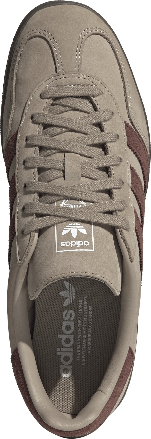 adidas Men's Gazelle Indoor Shoes - Khaki/Brown - View 2
