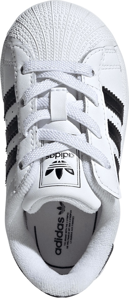 adidas Toddler Superstar II Shoes - White/Black - View 2