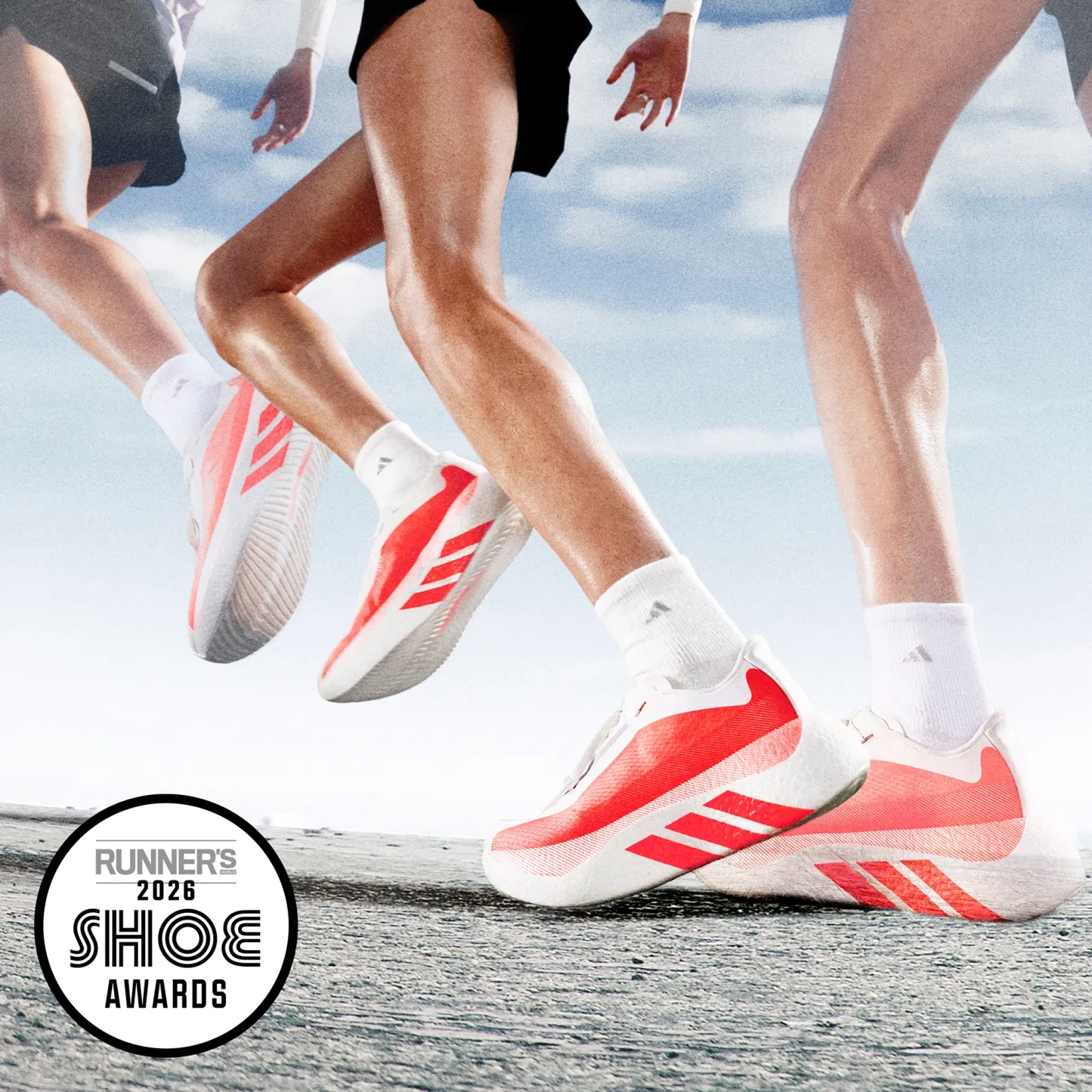 adidas Men's Hyperboost Edge Running Shoes - Carbon/Hi-res Yellow/Grey Five - View 2