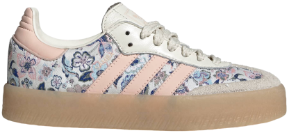 adidas Kids' Grade School Sambae Shoes - Off White/Blush Pink/Gum - View 1