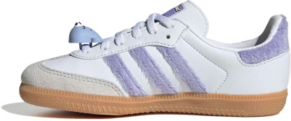 adidas Kids' Preschool Samba Care Bear Shoes - Light Purple/White/Blue Dawn - View 4