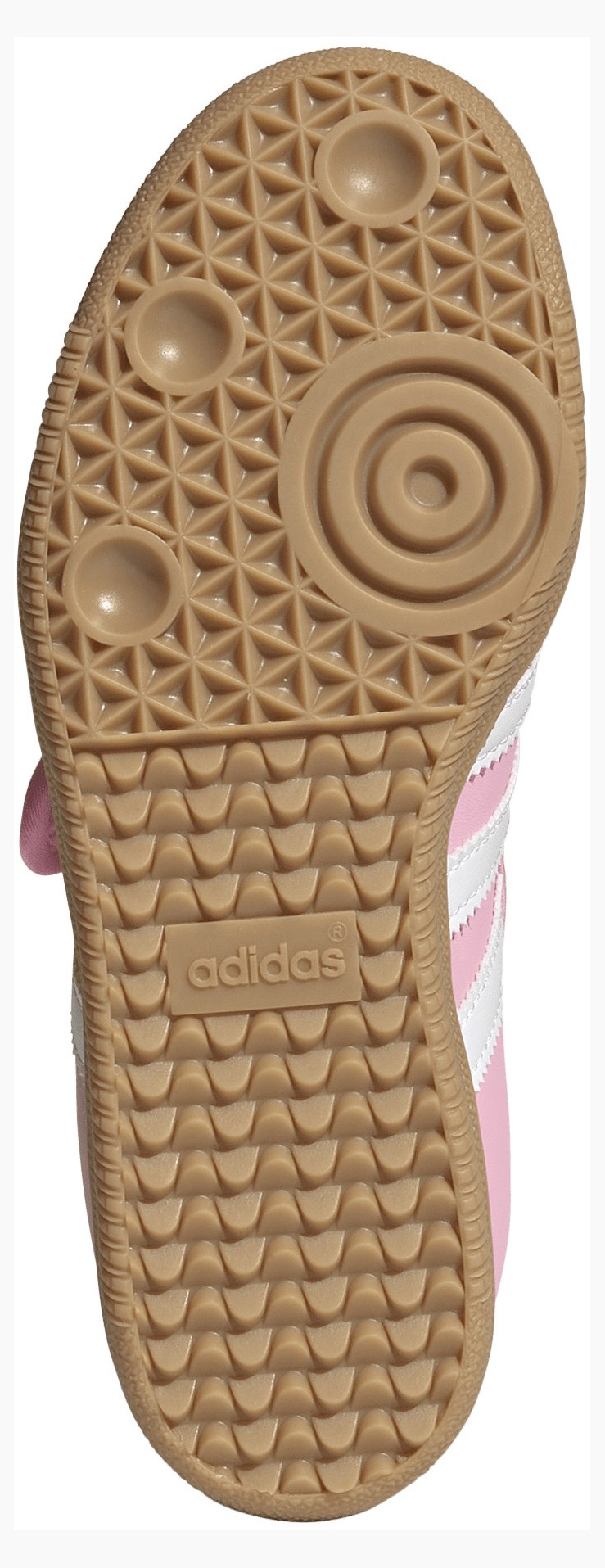 adidas Kids' Grade School Samba Jane Shoes - Light Pink/Ftwr White/Gum 3 - View 3