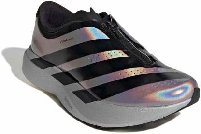 adidas Women's Adizero EVO SL Zip Running Shoes - Silver Met./Core Black/Halo Silver - View 5