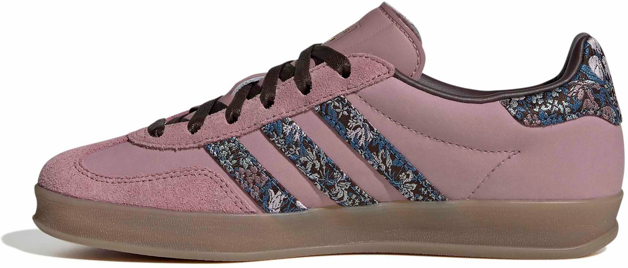 adidas Gazelle Indoor x Liberty London Lifestyle Shoes - Magic Mauve/Aurora Coffee - View 4