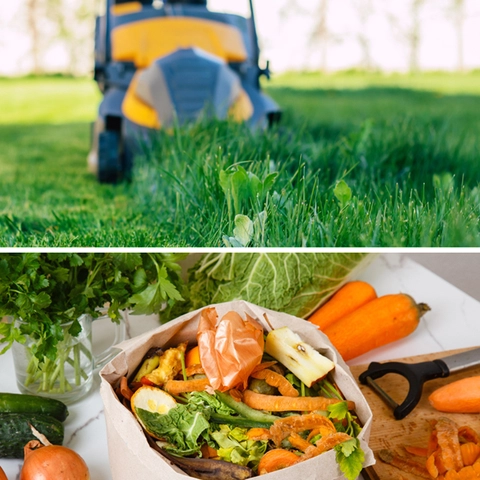 GRASS CLIPPINGS ARE VERY HIGH IN NITROGEN and NITROGEN FEED'S THE HARD WORKING MICROBES 