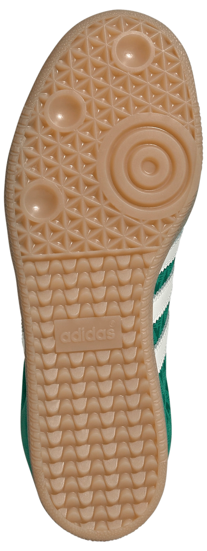 adidas Women's Samba OG Shoes - Bold Green/Off White/Gold Met - View 3