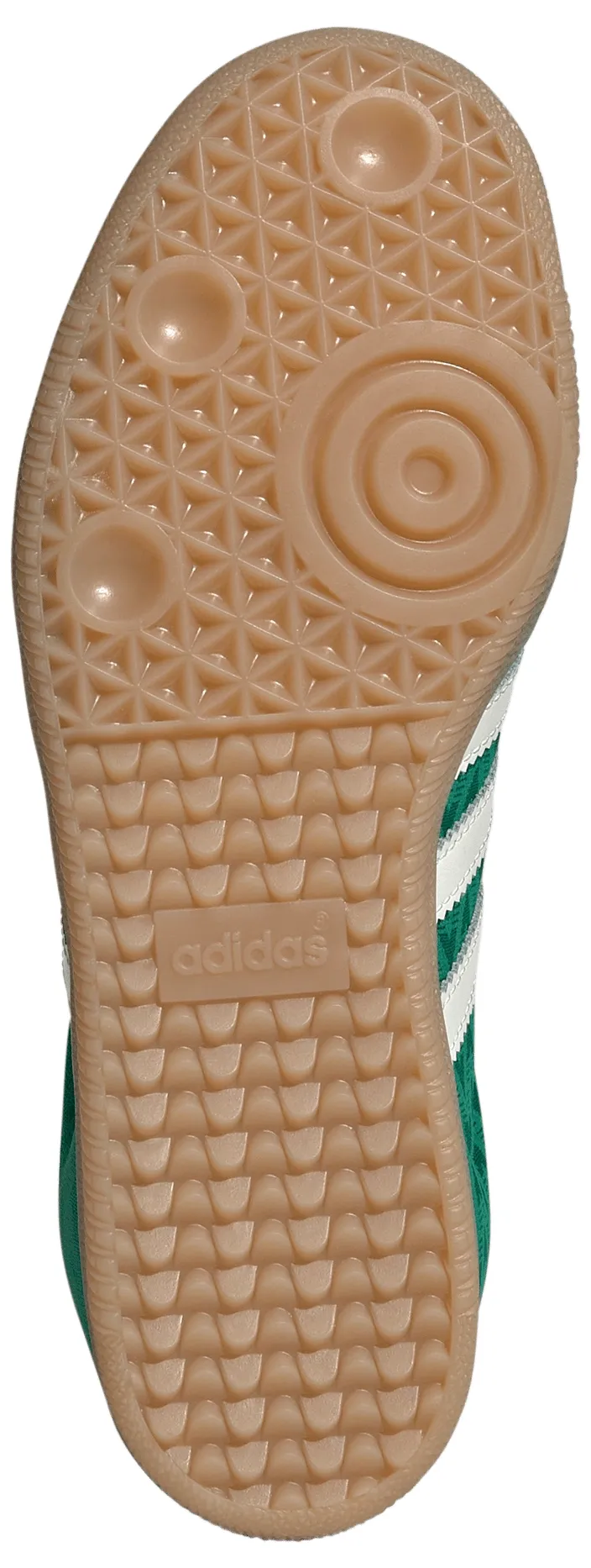 adidas Women's Samba OG Shoes - Bold Green/Off White/Gold Met - View 3