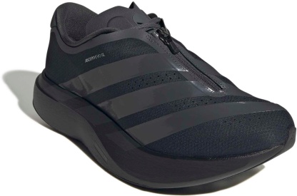 adidas Men's Adizero EVO SL Zip Running Shoes - Black/Grey/Silver Mtllc - View 5