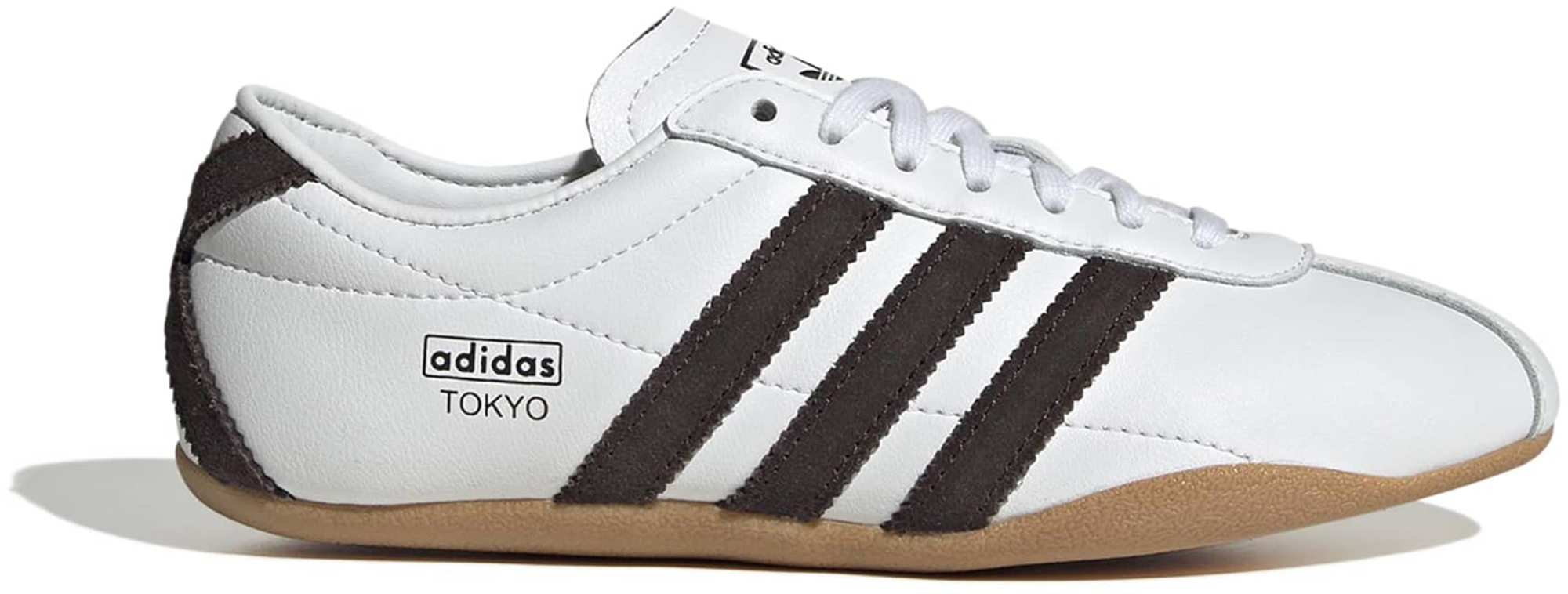 adidas Kids' Grade School Tokyo Shoes - Ftwr White/Aurora Coffee/Gum 3 - View 1