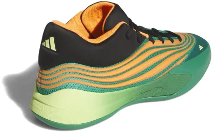 adidas Dame X 'Meet The Moment' Basketball Shoes - Court Green/Lucid Orange/Frozen Lemon - View 5