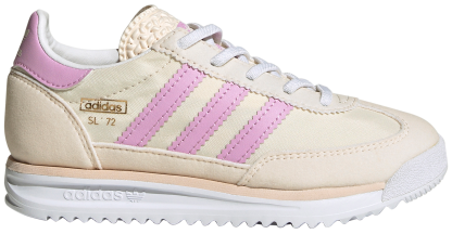adidas Kids' Preschool SL 72 RS Shoes - White/Purple - View 1