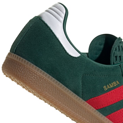 adidas FIFA World Cup Samba OG Shoes - Team Dark Green/Better Scarlet/Gum4 - View 8
