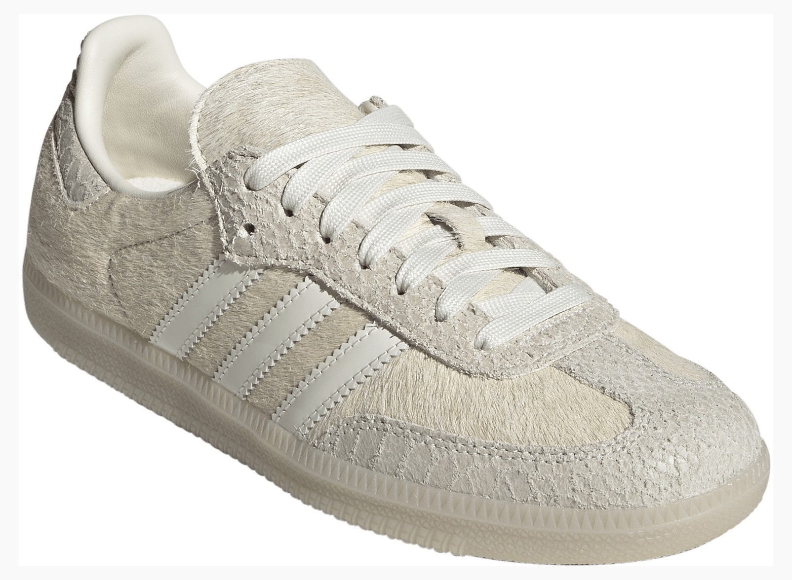 adidas Women's Samba OG Shoes - Off White/Off White/Crystal Linen - View 5