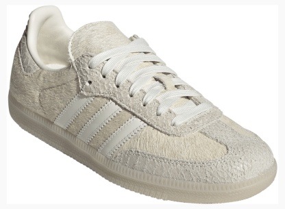 adidas Women's Samba OG Shoes - Off White/Off White/Crystal Linen - View 5