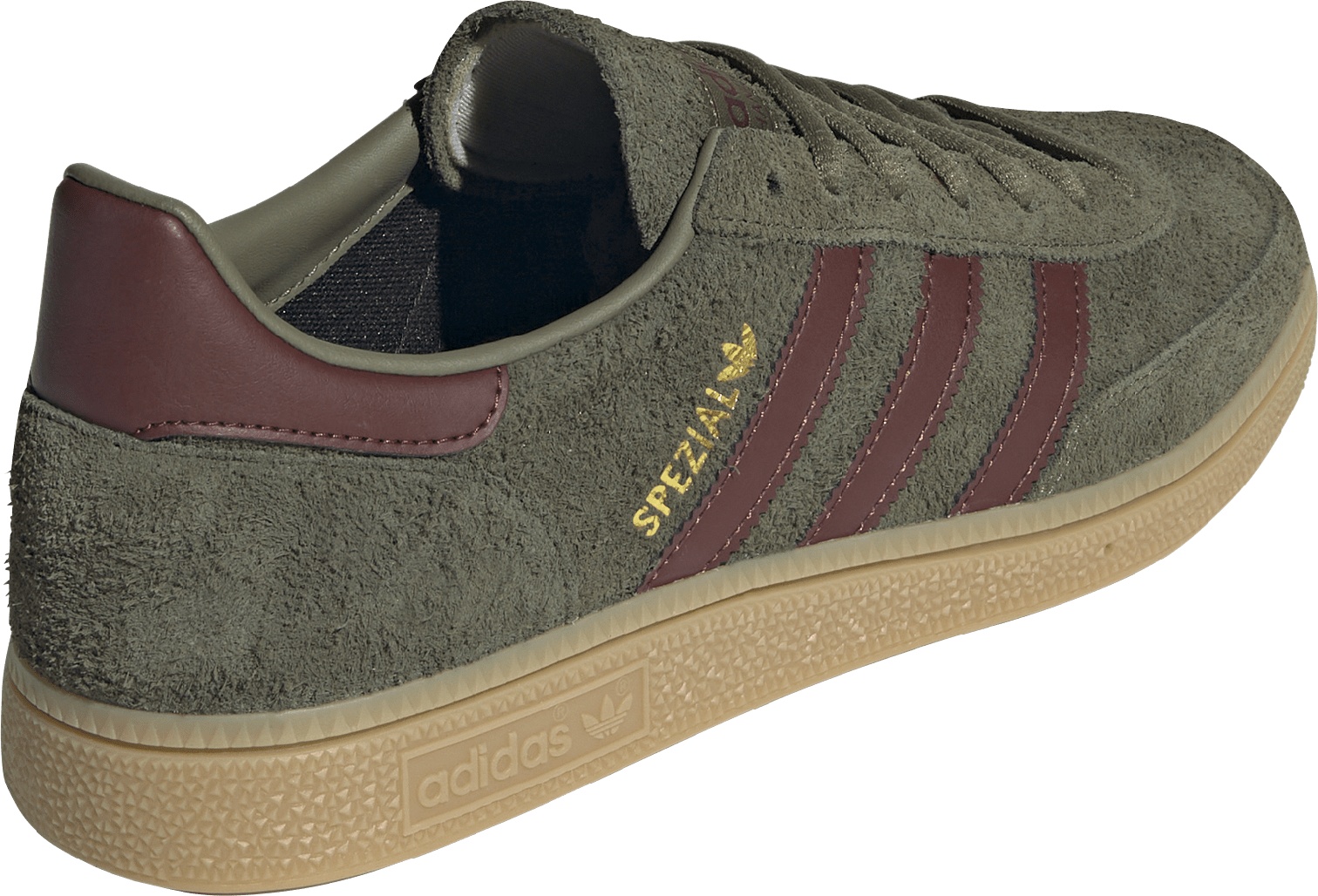 adidas Men's Handball Spezial Shoes - Olive/Fox Brown/Gum - View 6
