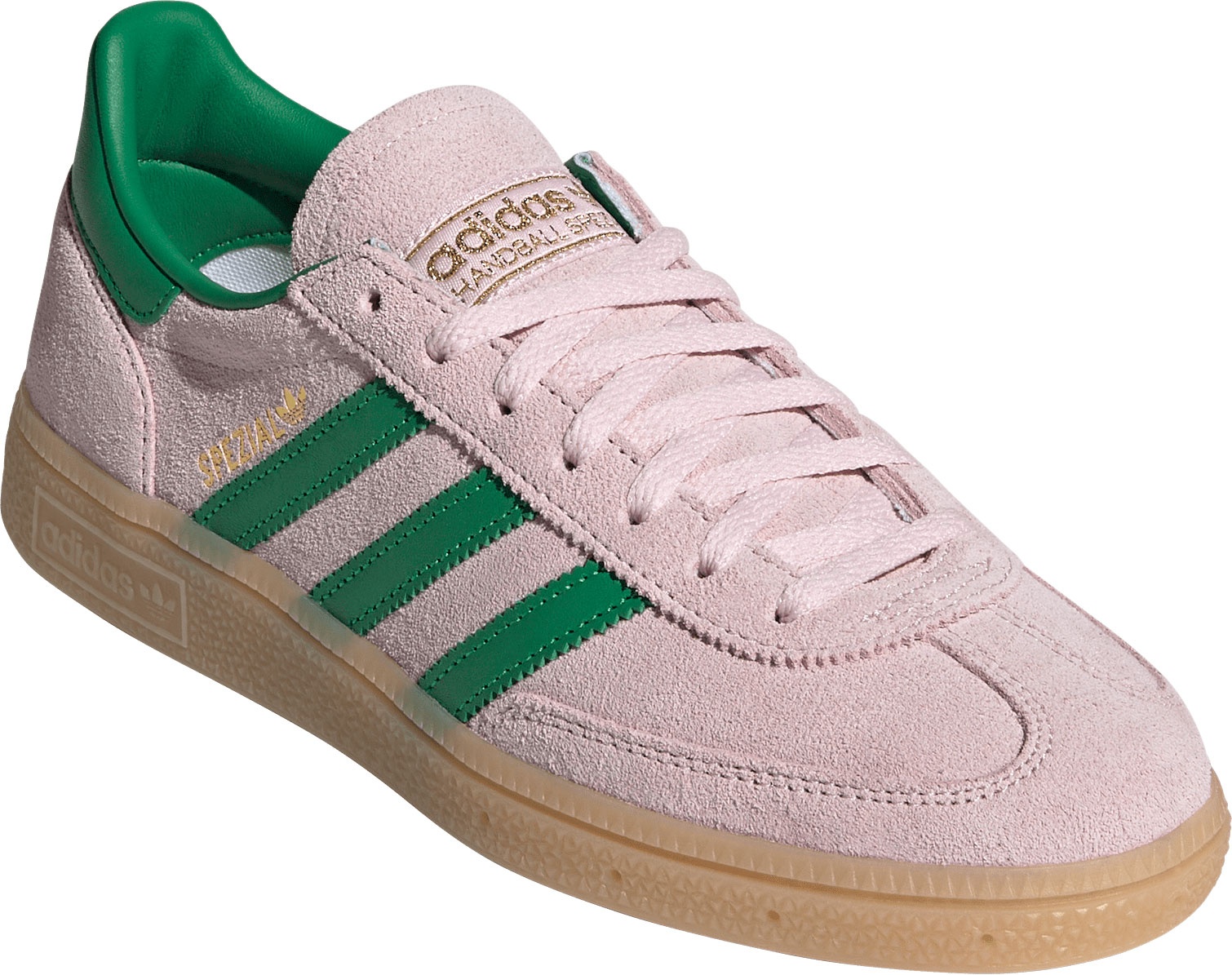 adidas Women's Handball Spezial Shoes - Green/Pink - View 8