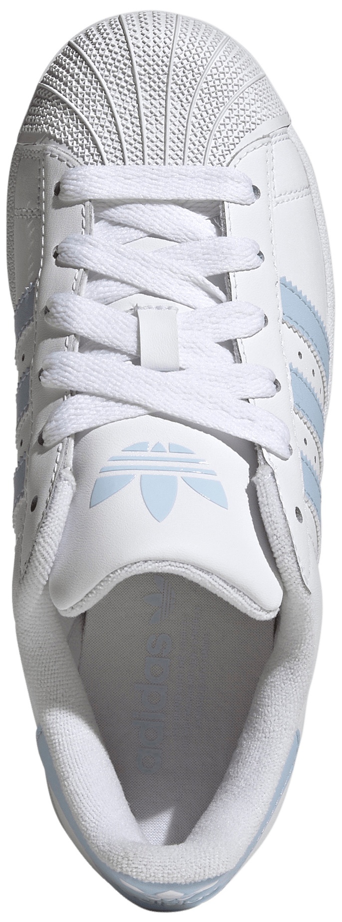adidas Kids' Grade School Superstar II Shoes - White/White - View 2