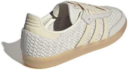 adidas Women's Samba OG Shoes - Crochet Off Wht/Wm Vanlla - View 5