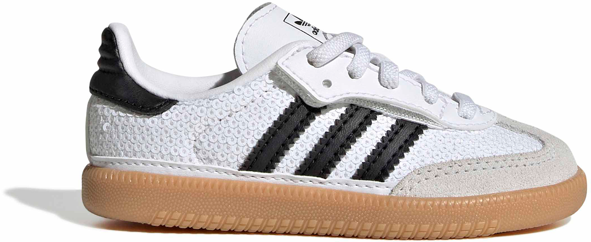 adidas Toddler Samba OG Shoes - White/Core Black/Grey One - View 1