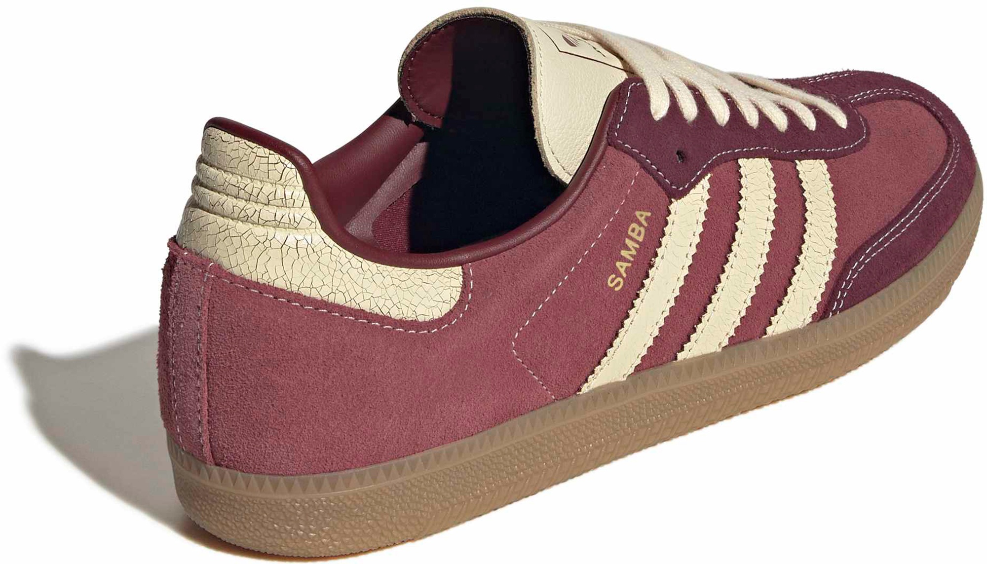 adidas Samba OG Shoes - Vint Red/Vanilla - View 5