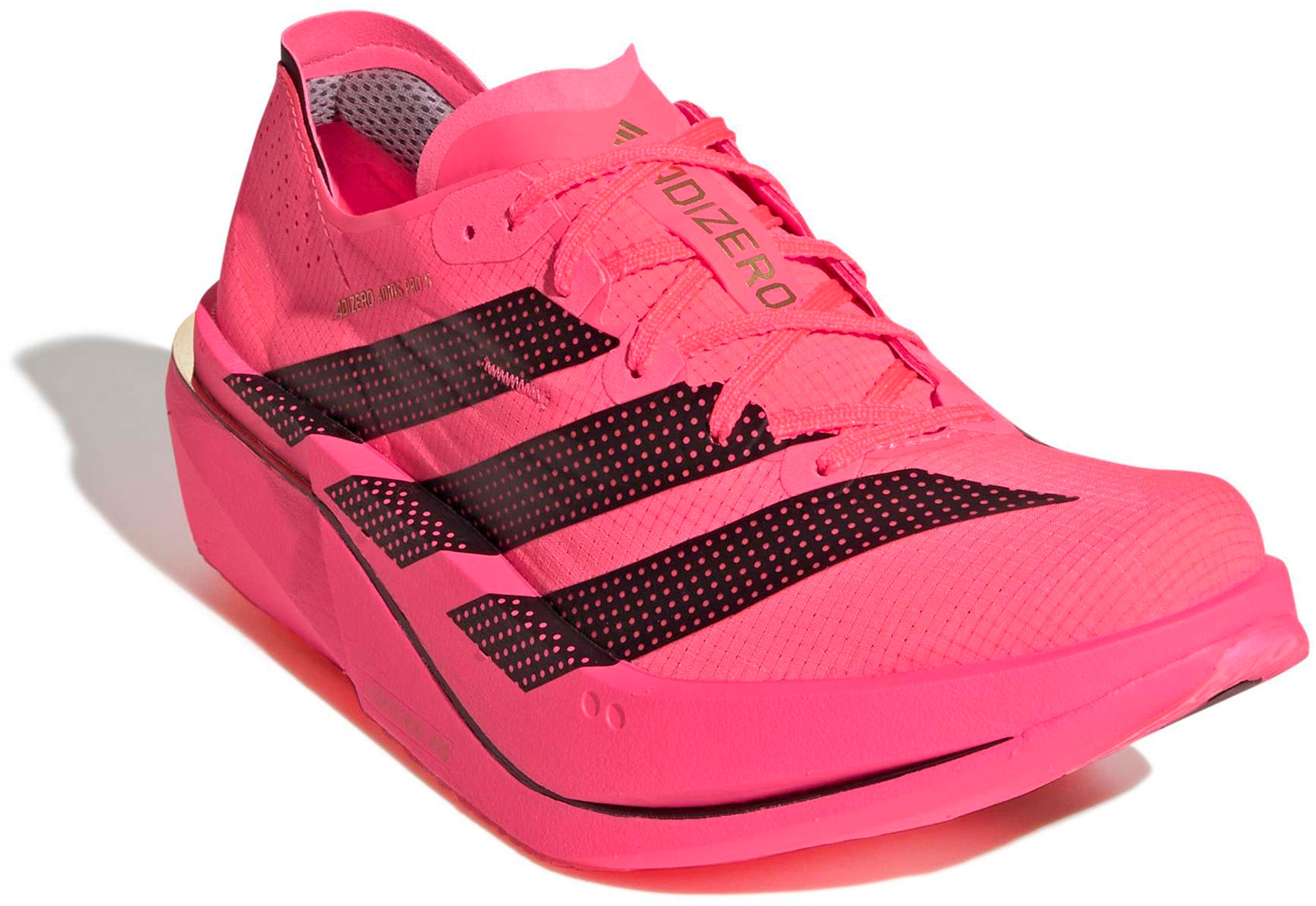 adidas Women's Adizero Adios Pro 5 Running Shoes - Solar Turbo/Core Black/Lucid Red - View 6