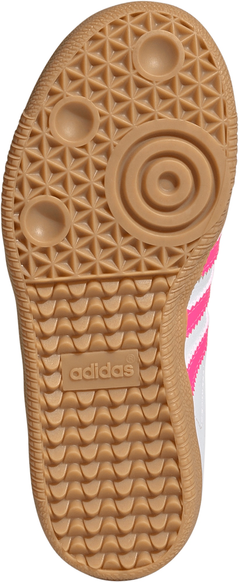 adidas Kids' Preschool Samba OG Shoes - White/Hot Pink - View 3