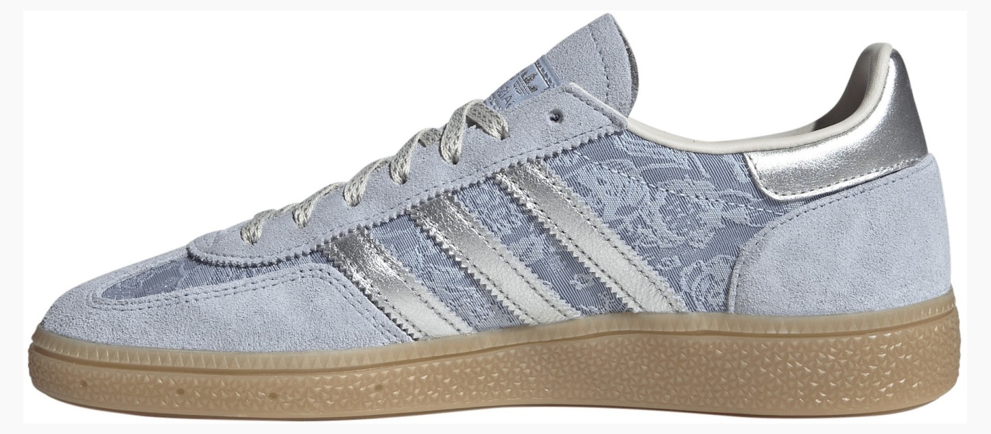 adidas Women's Handball Spezial Shoes - Crystal Sky/Silver Met/Chalk White - View 4