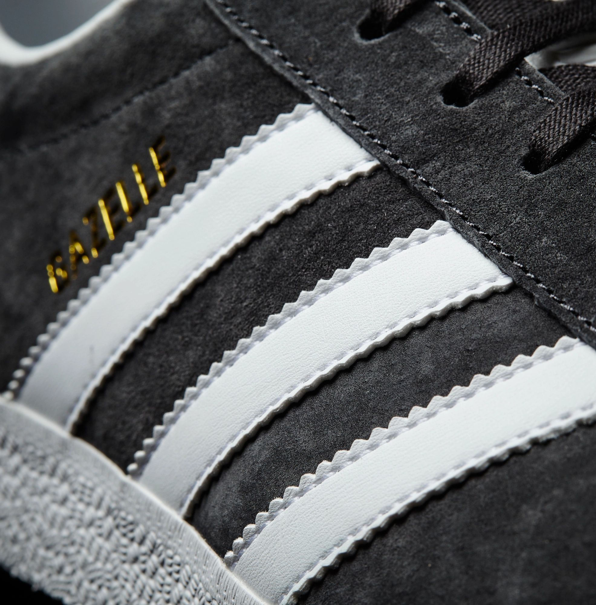adidas Originals Gazelle Shoes - Grey/White - View 6