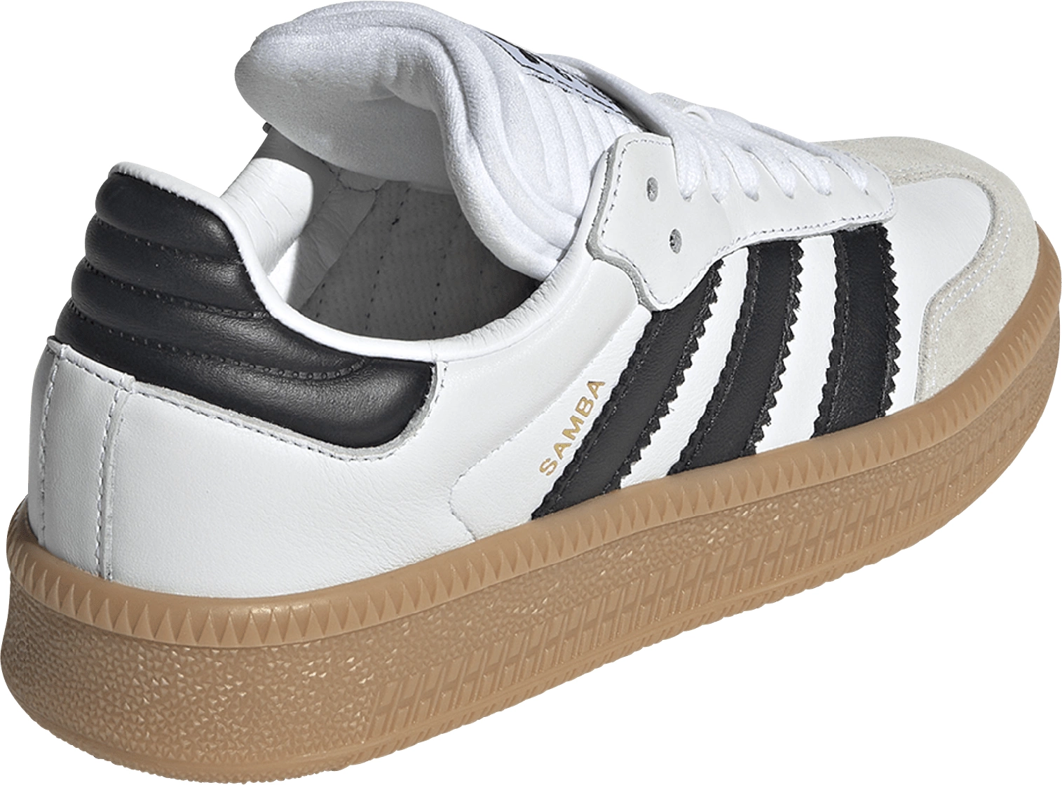 adidas Kids' Grade School Samba XLG Shoes - White/Black - View 6