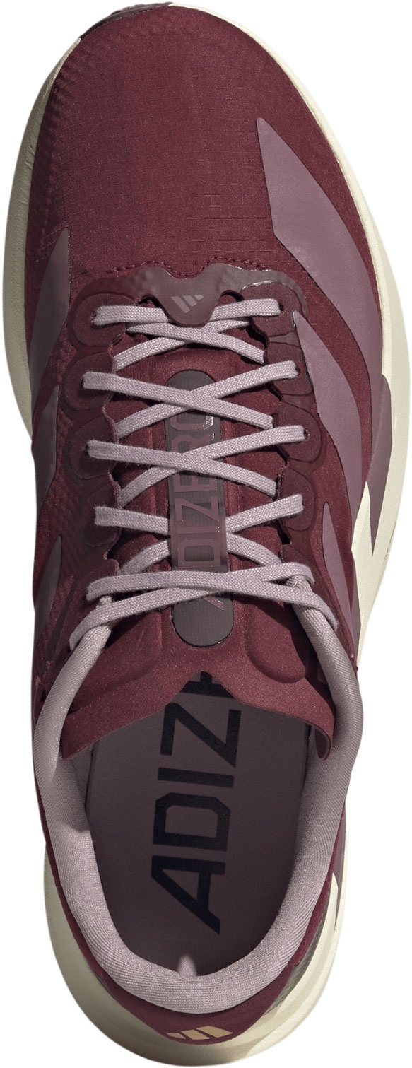 adidas Men's Adizero EVO SL Running Shoes - Maroon/Shadow Fig/Preloved Fig - View 2