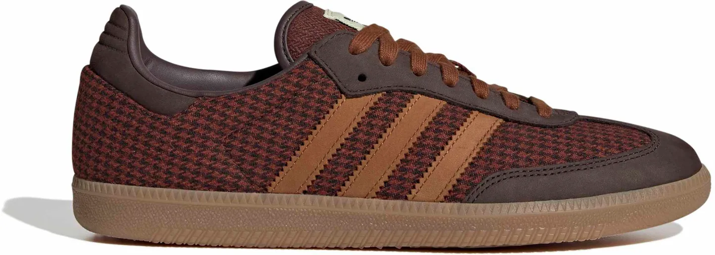 adidas Samba OG Shoes - Hndstooth Coffee/Brnz - View 1