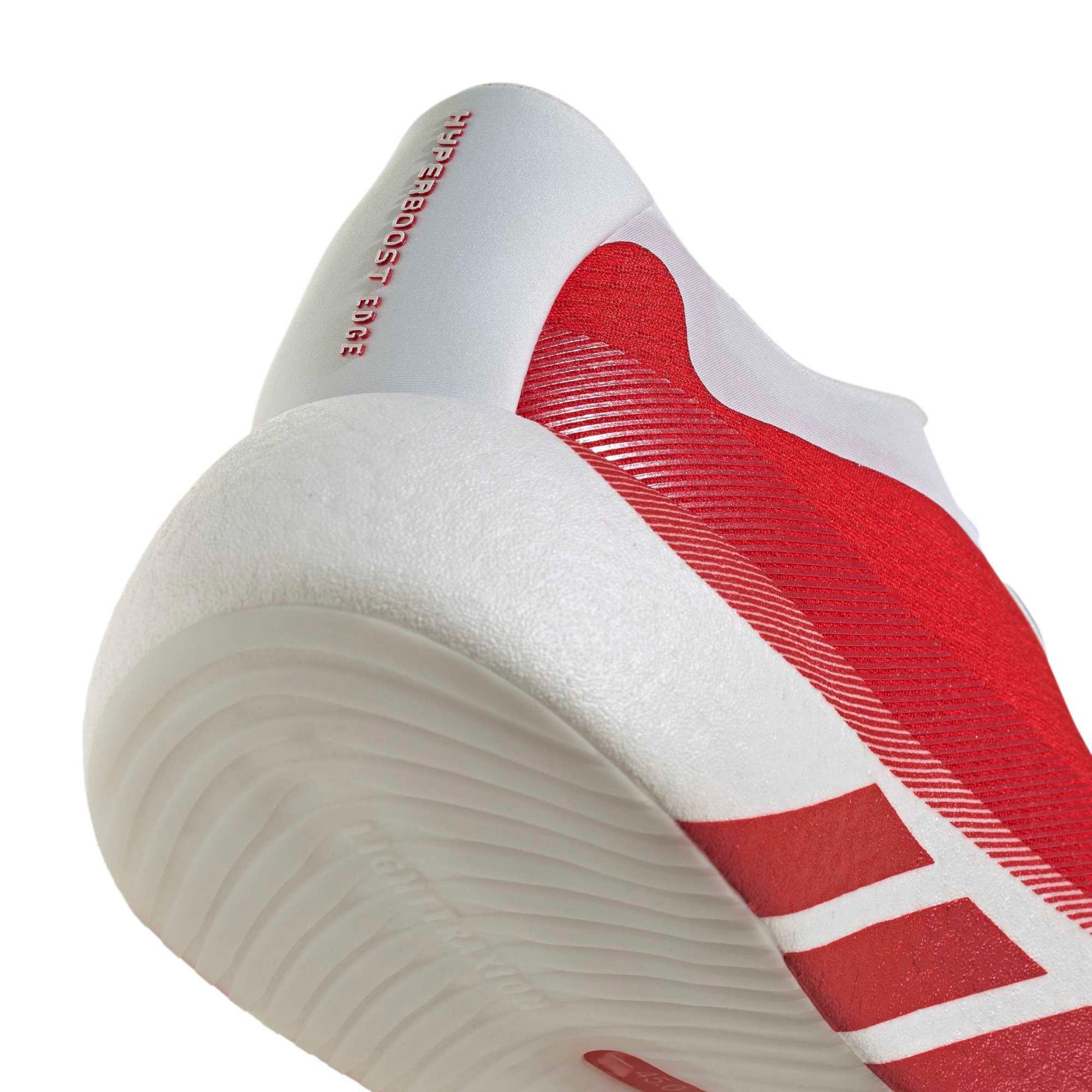 adidas Men's Hyperboost Edge Running Shoes - White/Ruby/Metallic - View 11