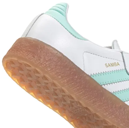 adidas Kids' Grade School Sambae Shoes - Mint/White - View 8