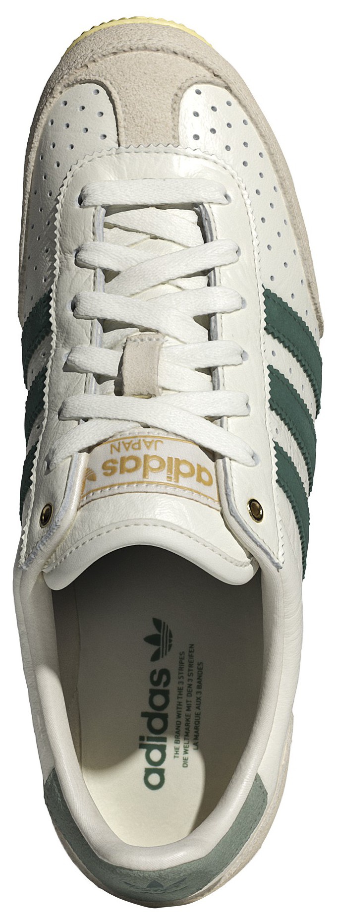 adidas Women's Japan Shoes - Off White/Collegiate Green/Orange Tint - View 2