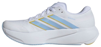 adidas Women's Supernova 3 Running Shoes - White/Blue/Yellow - View 4