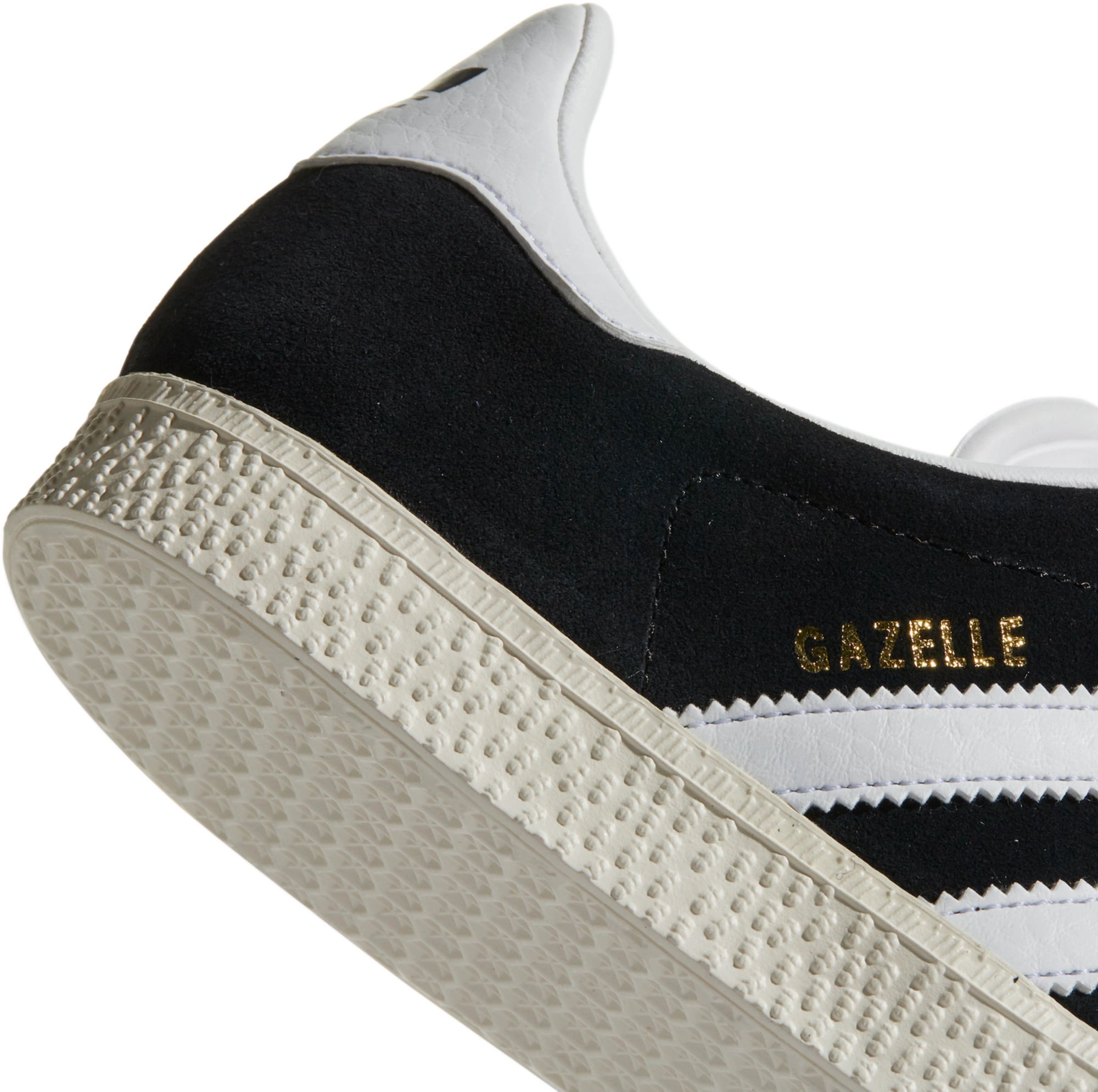 adidas Kids' Grade School Gazelle Shoes - Black/White - View 9