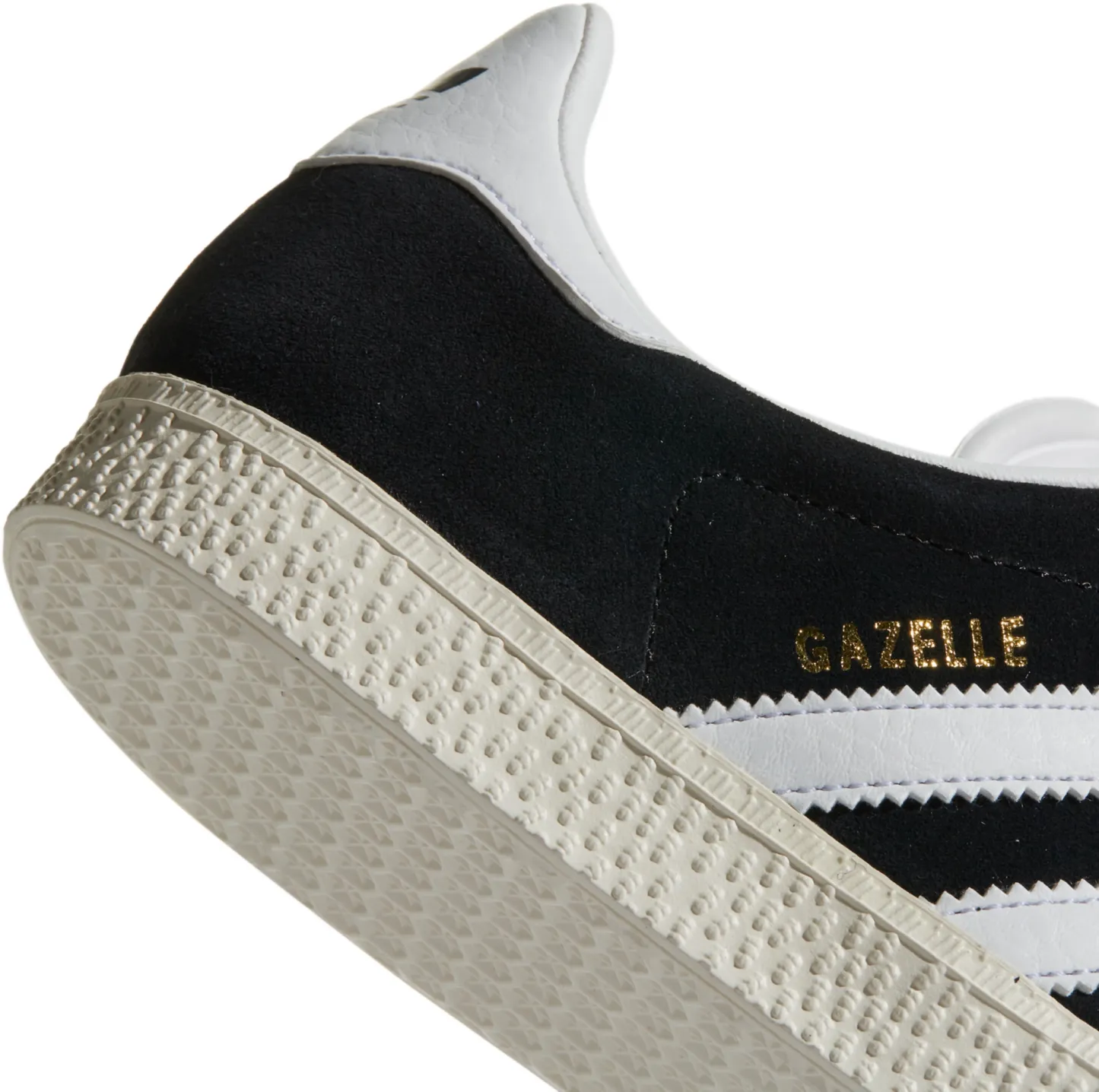 adidas Kids' Grade School Gazelle Shoes - Black/White - View 9