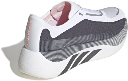 adidas Men's Hyperboost Edge Running Shoes - White/Auror Onix/Solar Turbo - View 9
