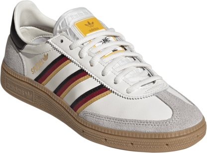 adidas Kids' Grade School FIFA World Cup Handball Spezial Shoes - White/White/Crew Yellow - View 5
