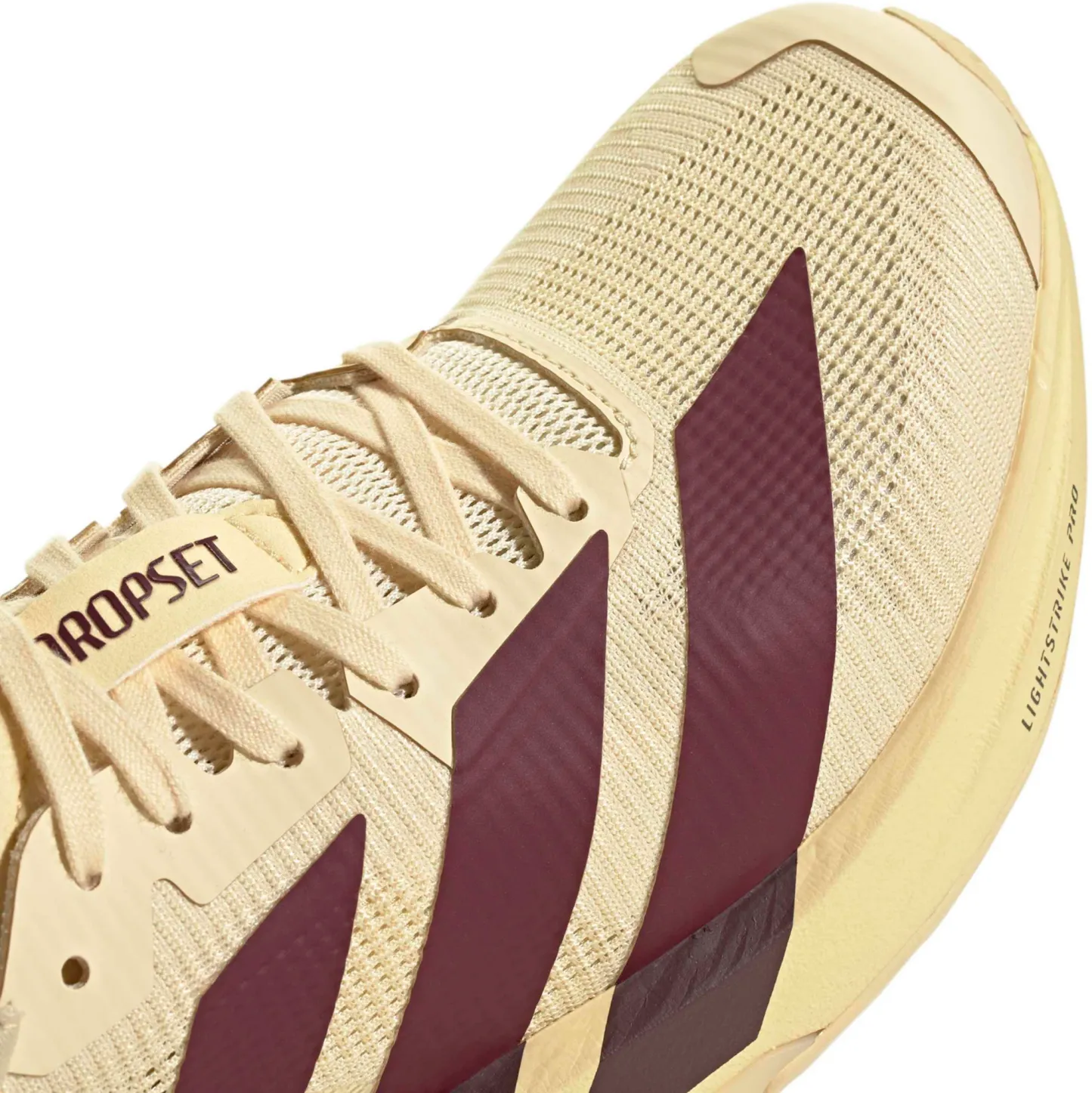 adidas Women's Adizero Dropset Pro Training Shoes - Warm Vanilla/Maroon - View 7