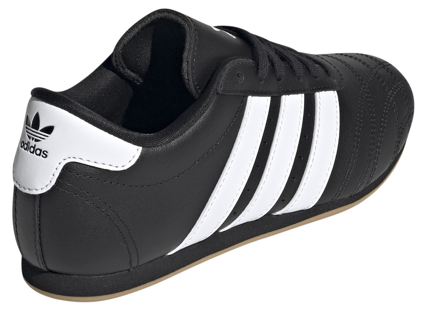 adidas Kids' Grade School Taekwondo Lace Shoes - Black - View 6